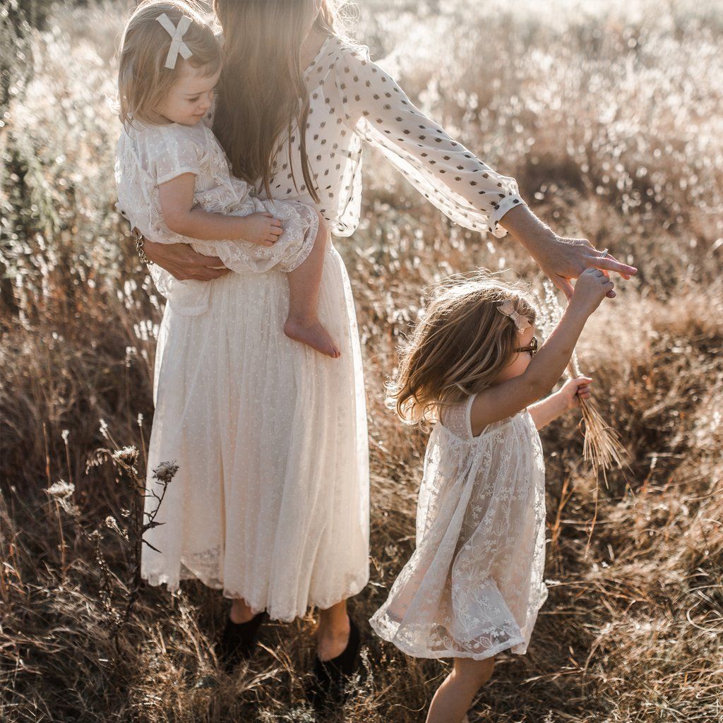 Фотосессия с двумя дочками
