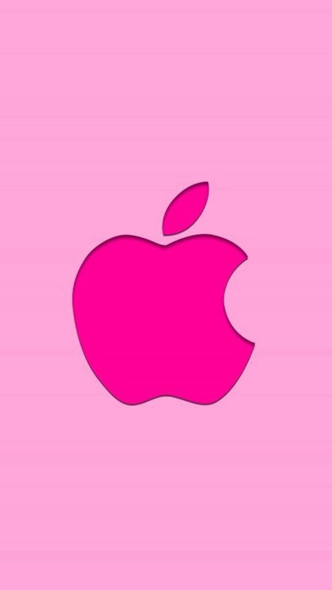 Фон розовый яблочко айфона