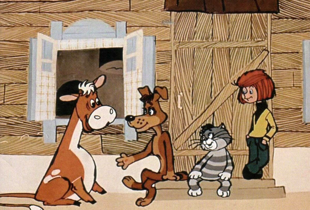 Каникулы в Простоквашино мультфильм 1980