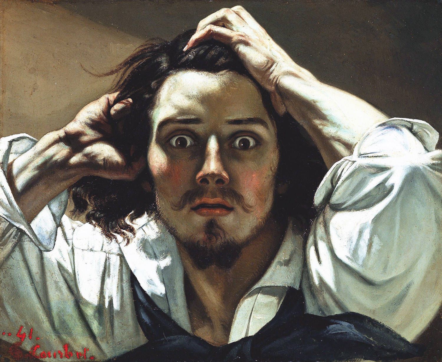 Gustave Courbet автопортрет