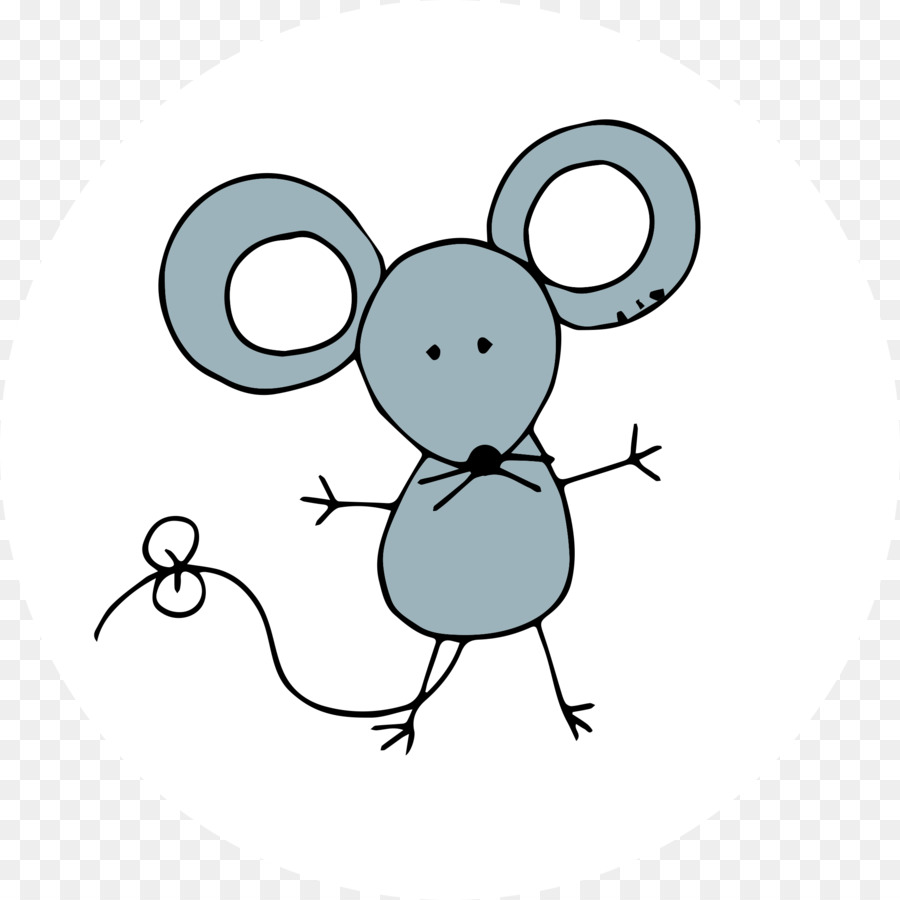Схематичное изображение мышки для детей