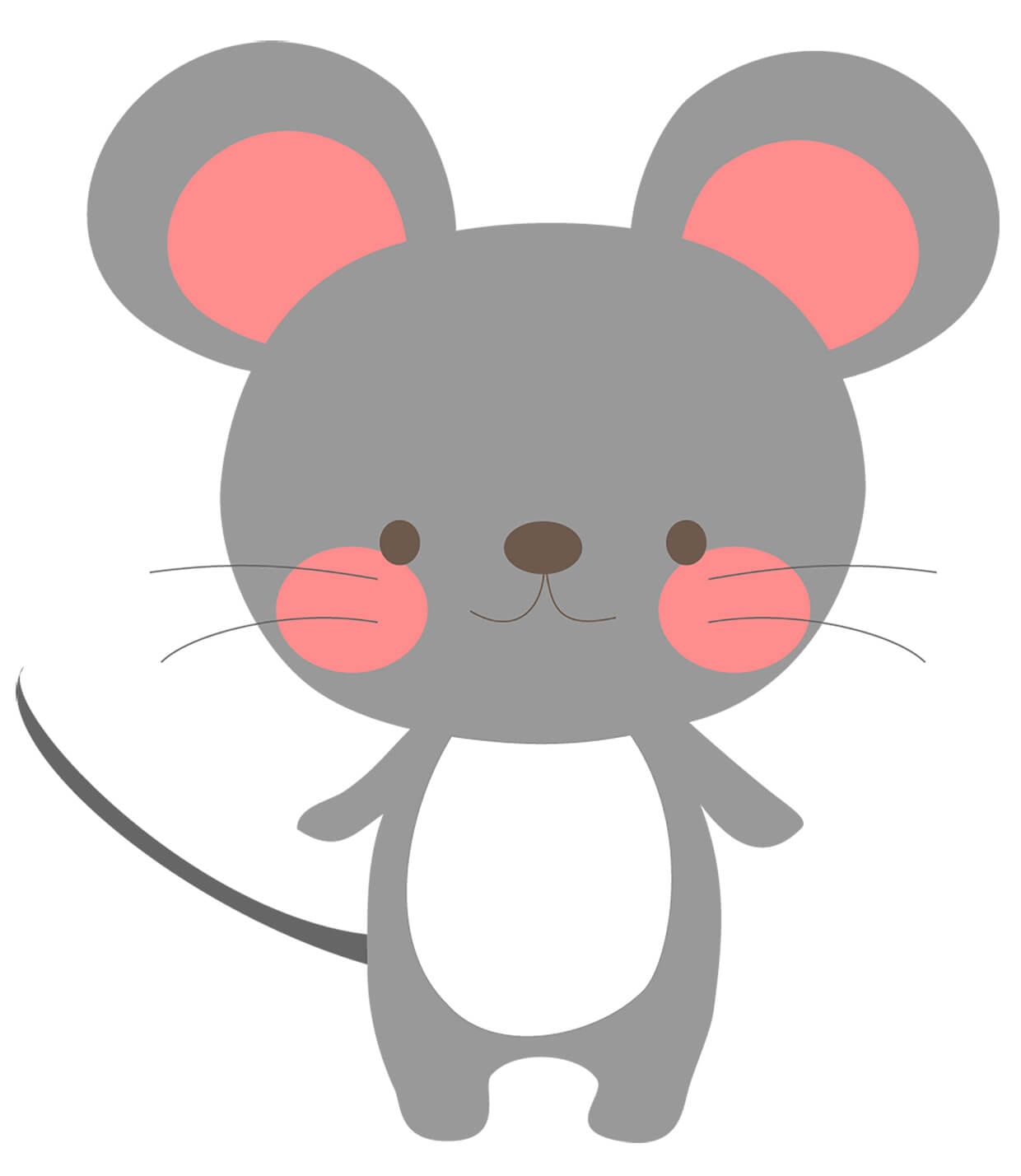 Мышка аппликация для детей