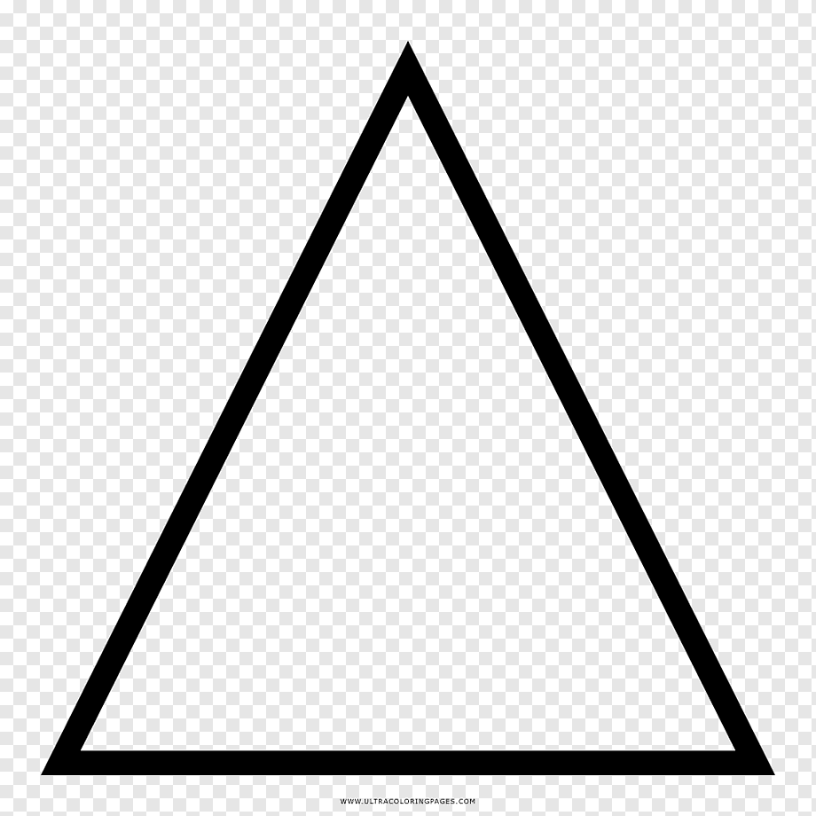 Треугольник с звкругленными к