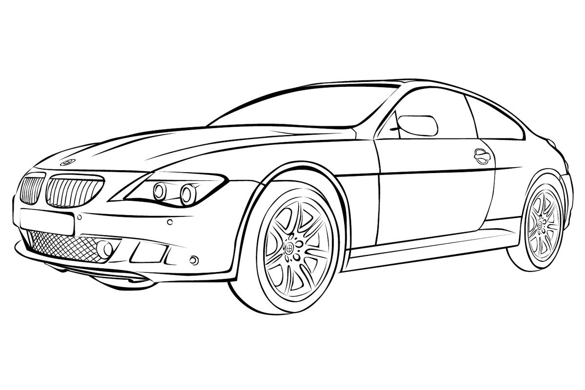 Раскраска BMW m3