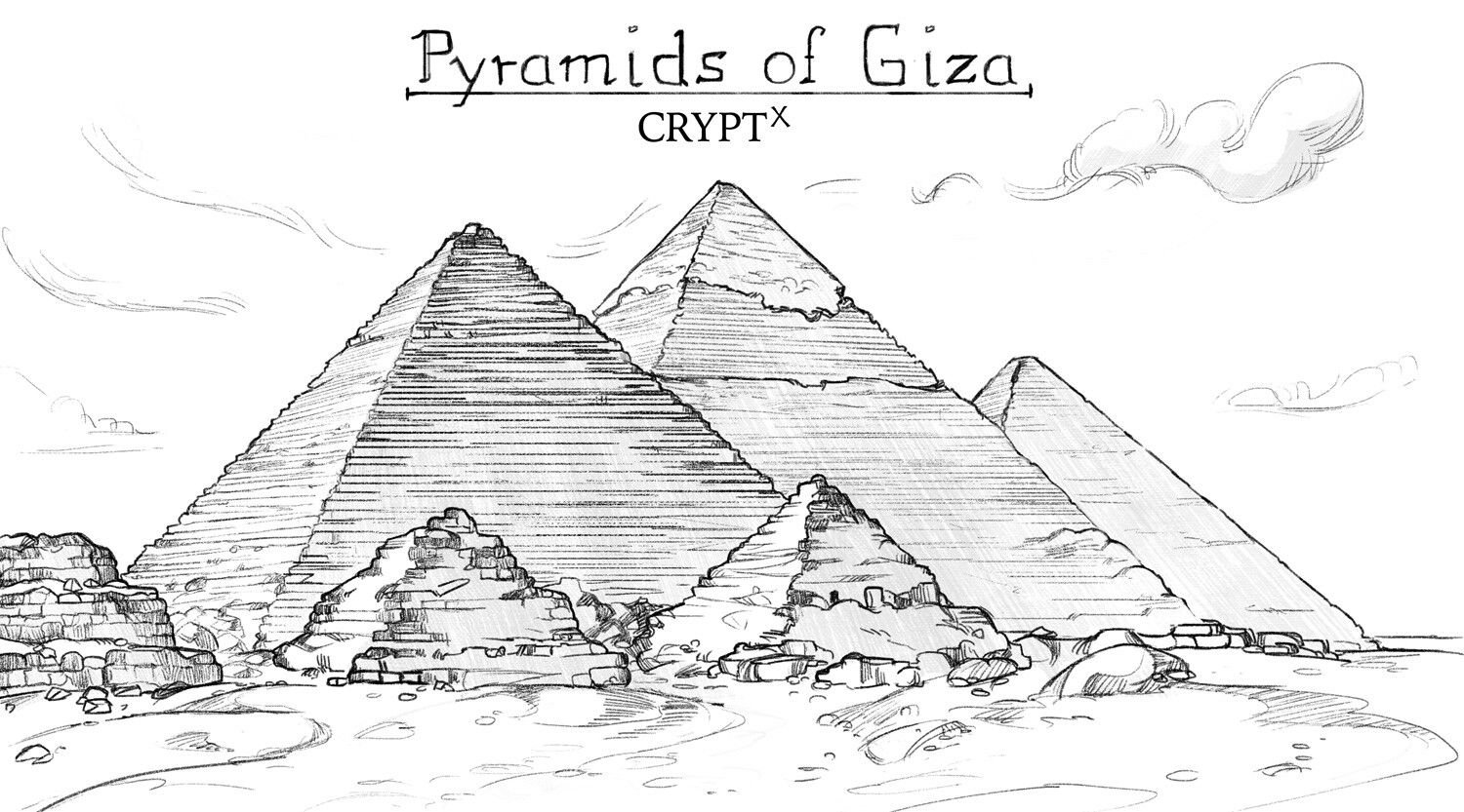 Египетская пирамида эскиз