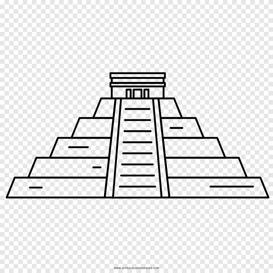 Храм Чичен ица Майя рисунок