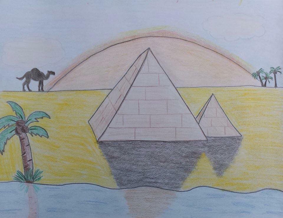 Рисунок на тему Египет 5 класс