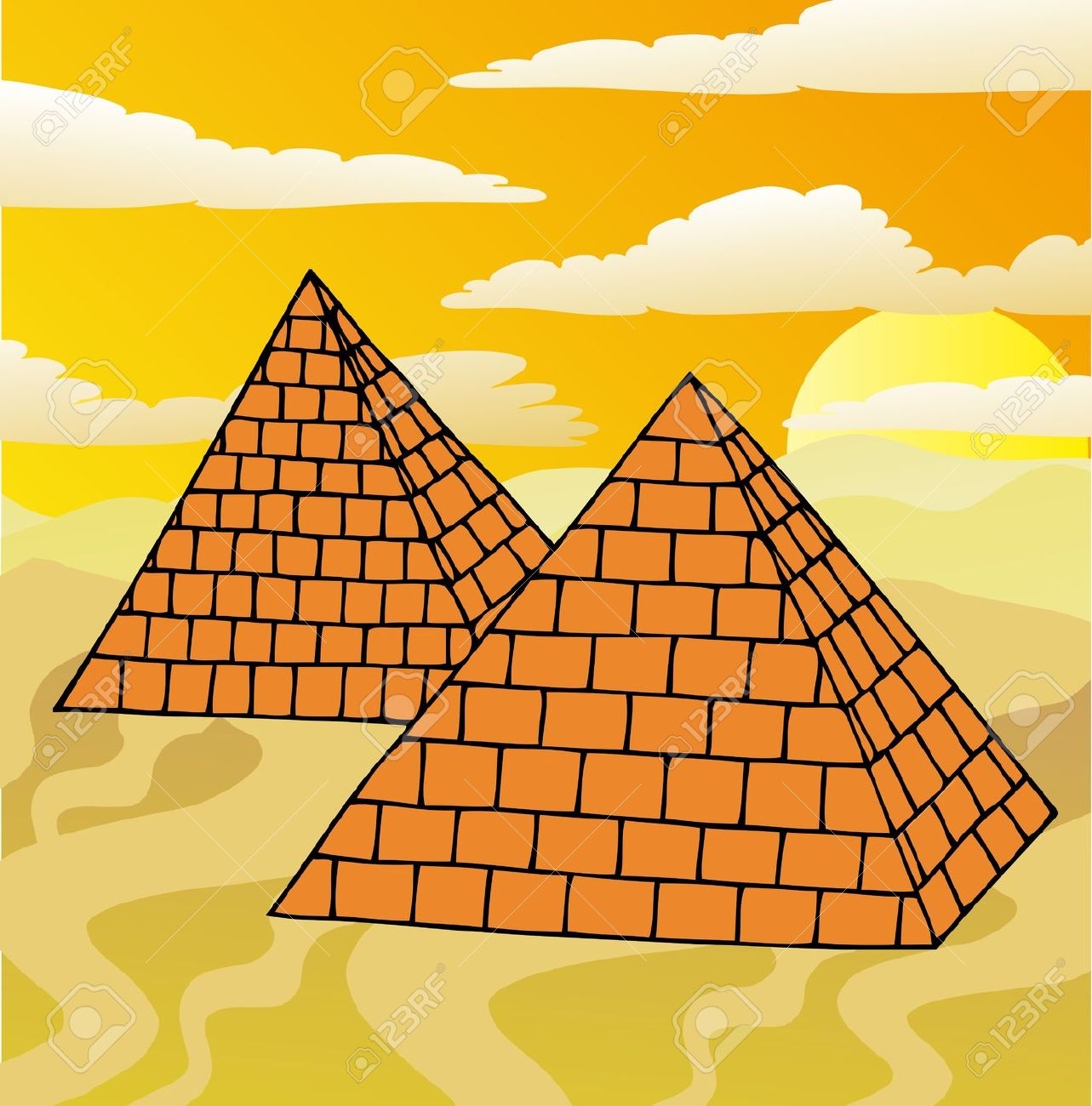 Пирамида иллюстрация
