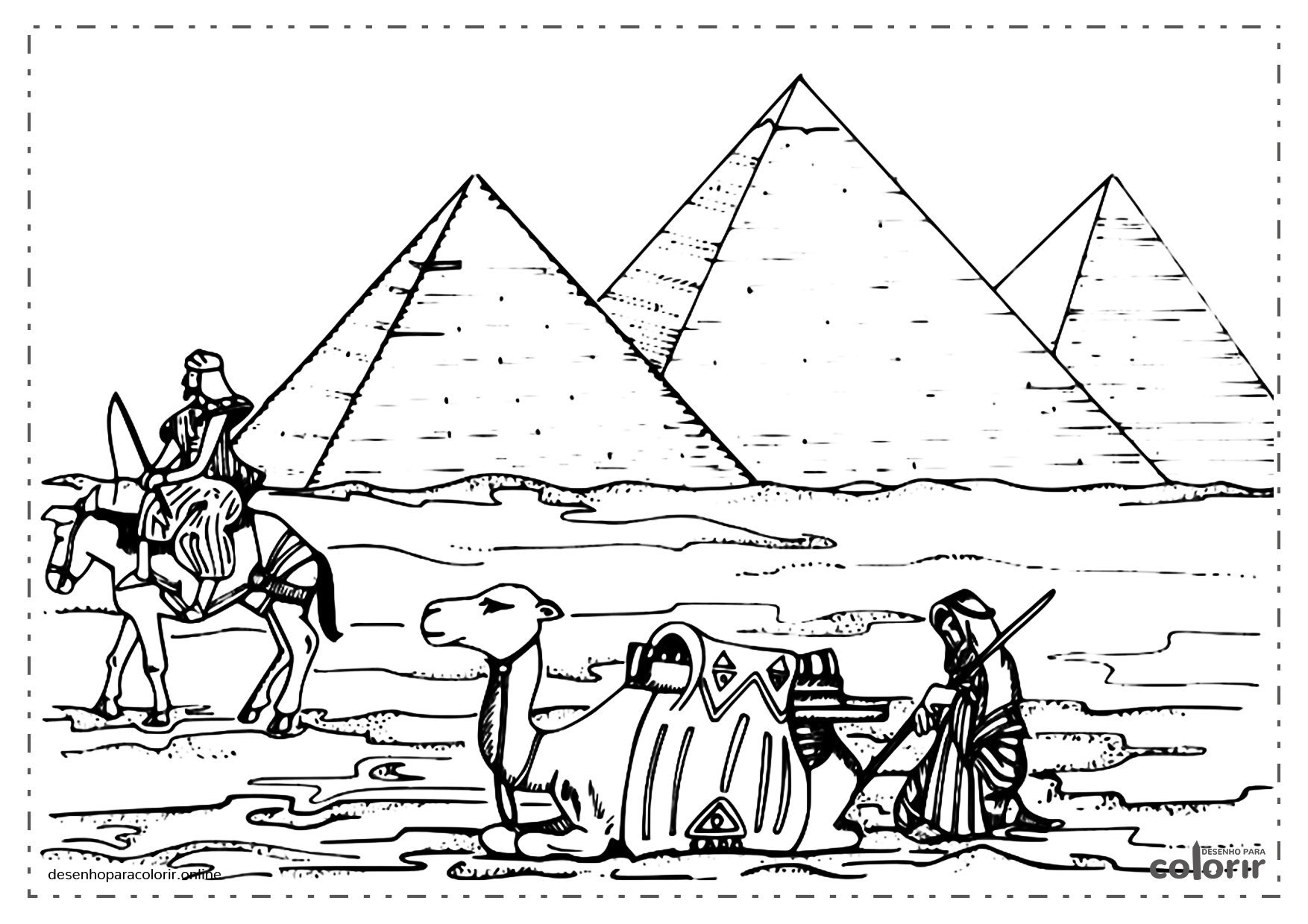Пирамида Хеопса черно белая