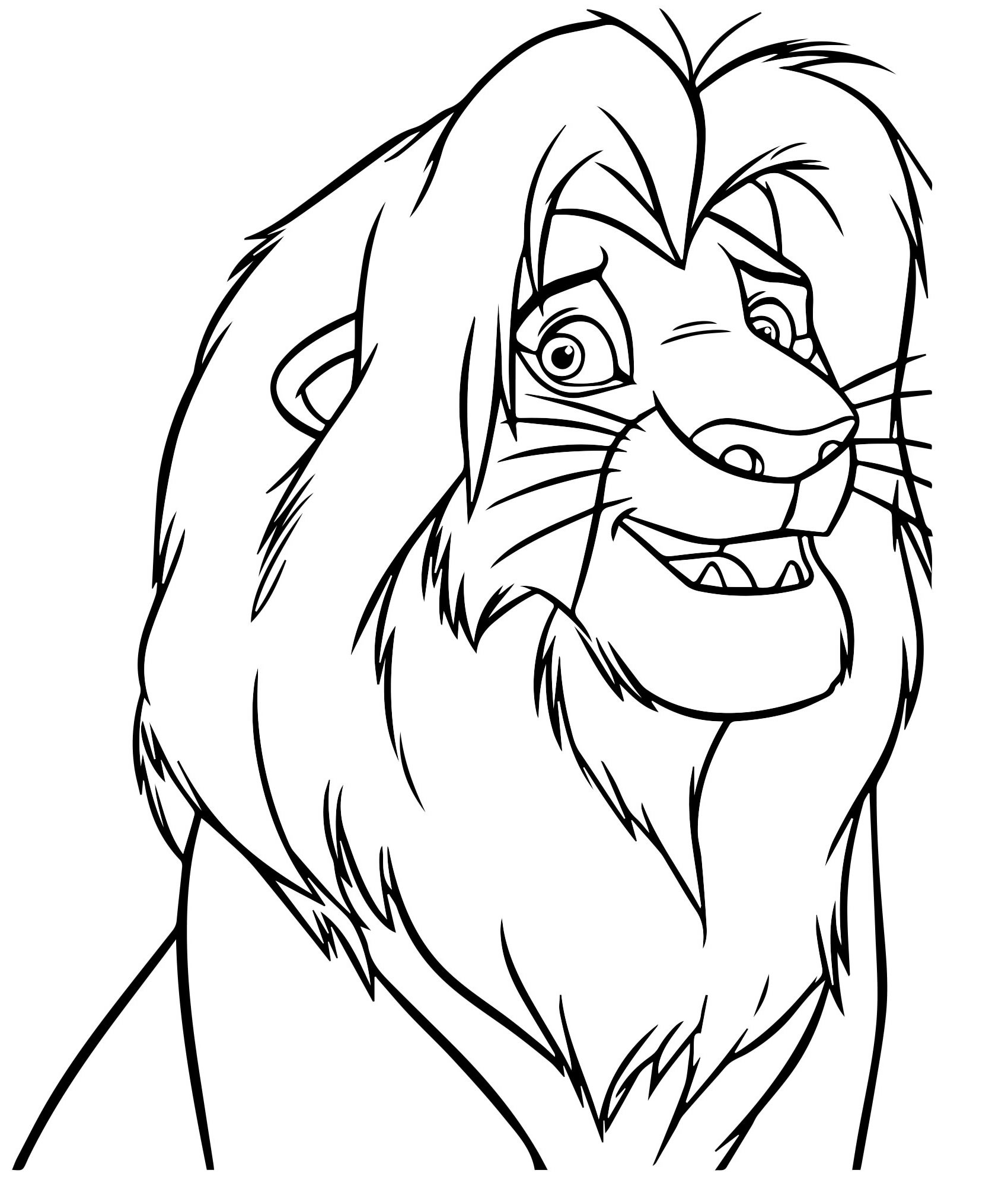 рисунок король лев - 3691743