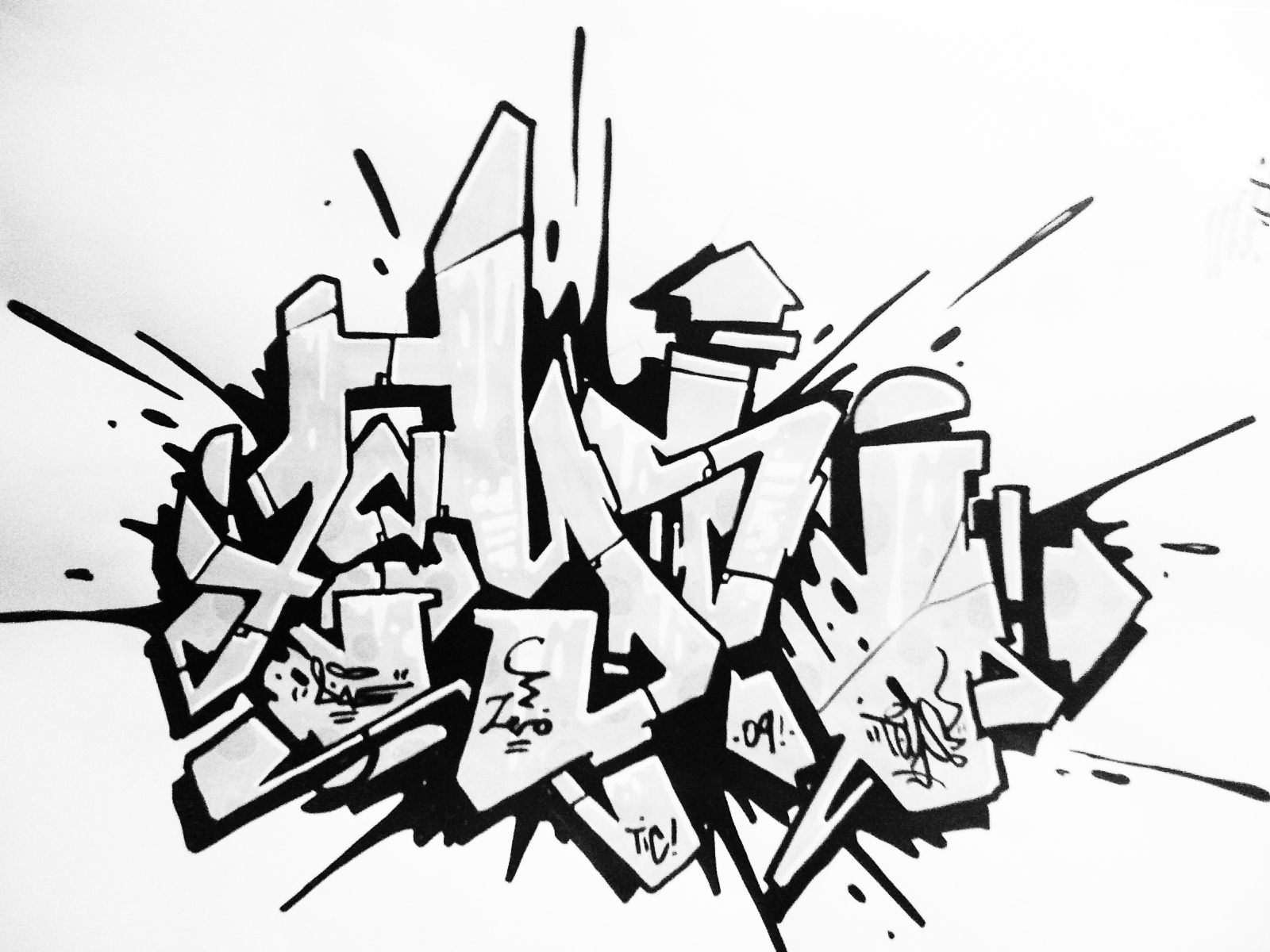 Фишки для граффити скетчей