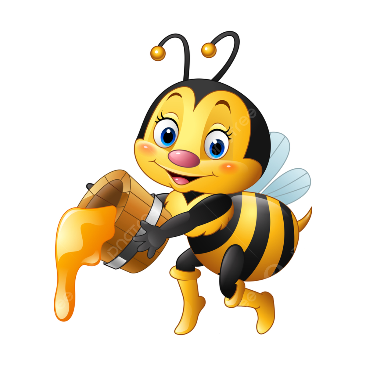 Пчелки для печати