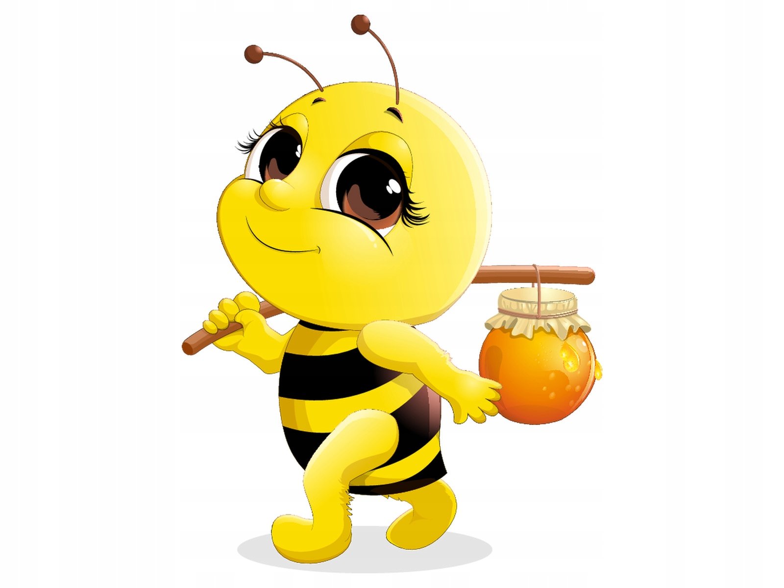 Милые пчелки с медом