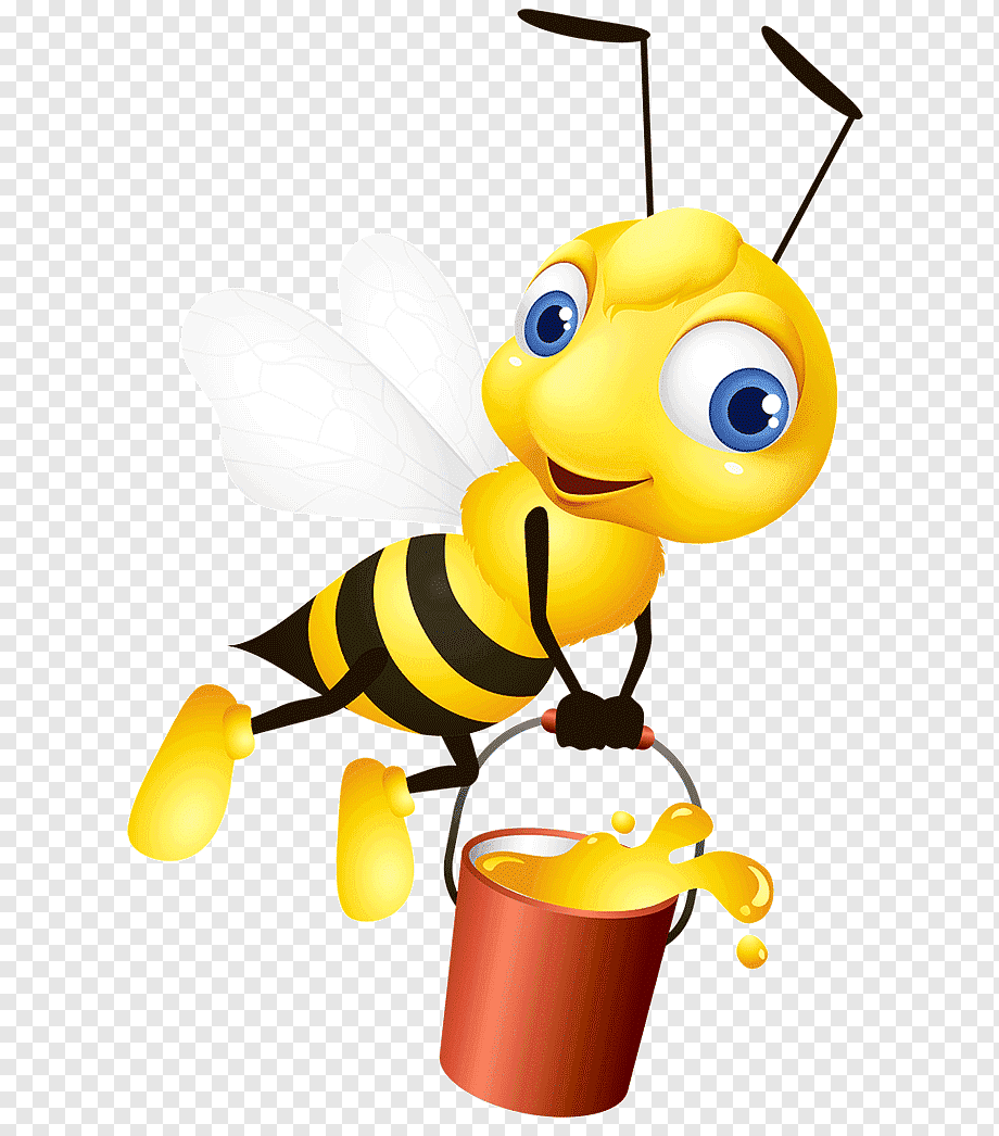 Пчела с ведром