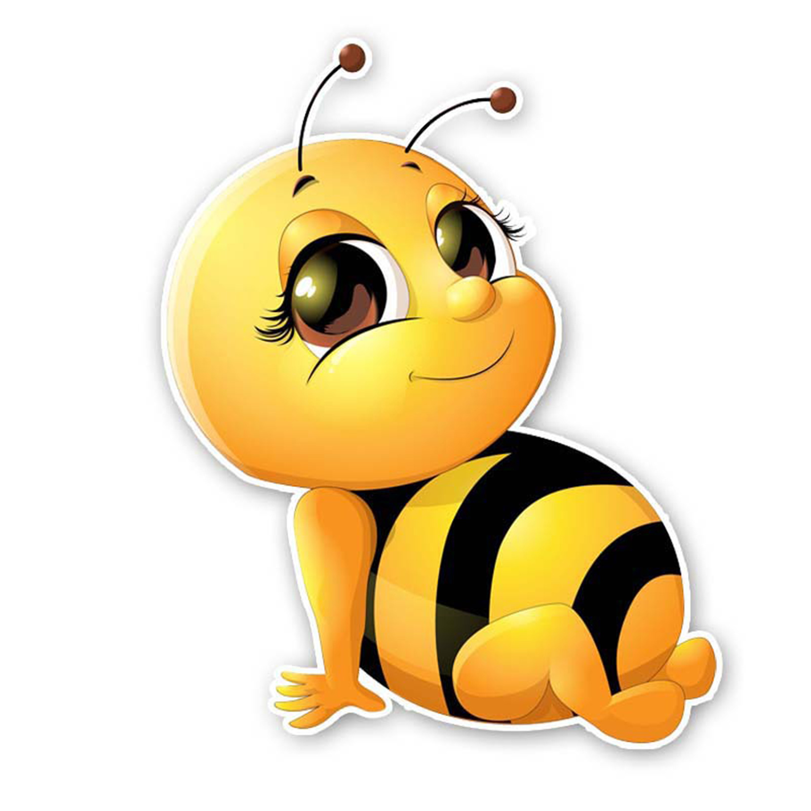 Пчелка улыбается