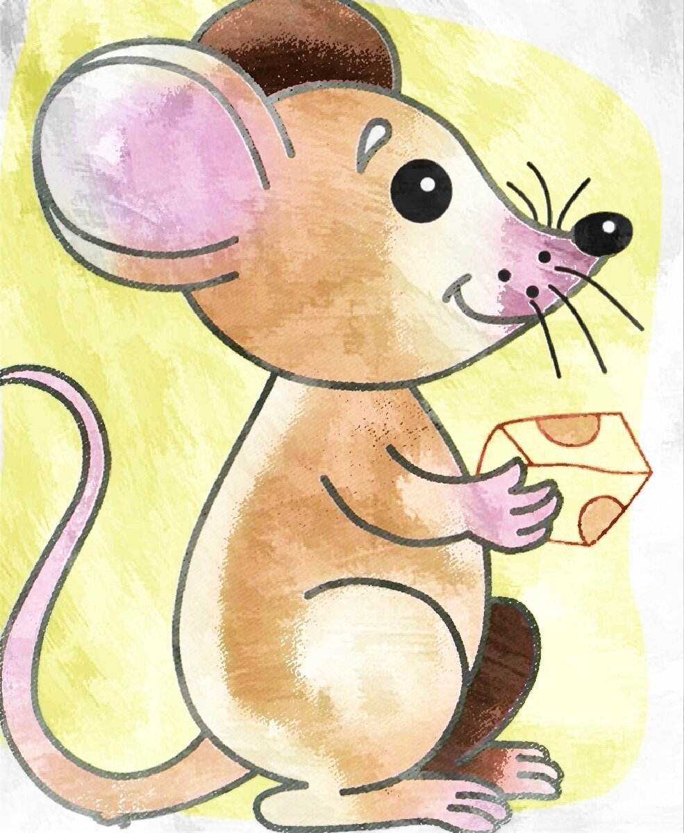 Мышка мультяшная