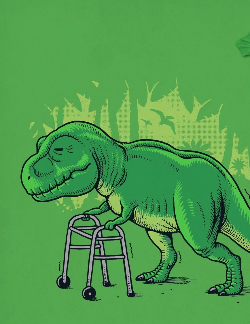 Динозавр с маленькими ручками