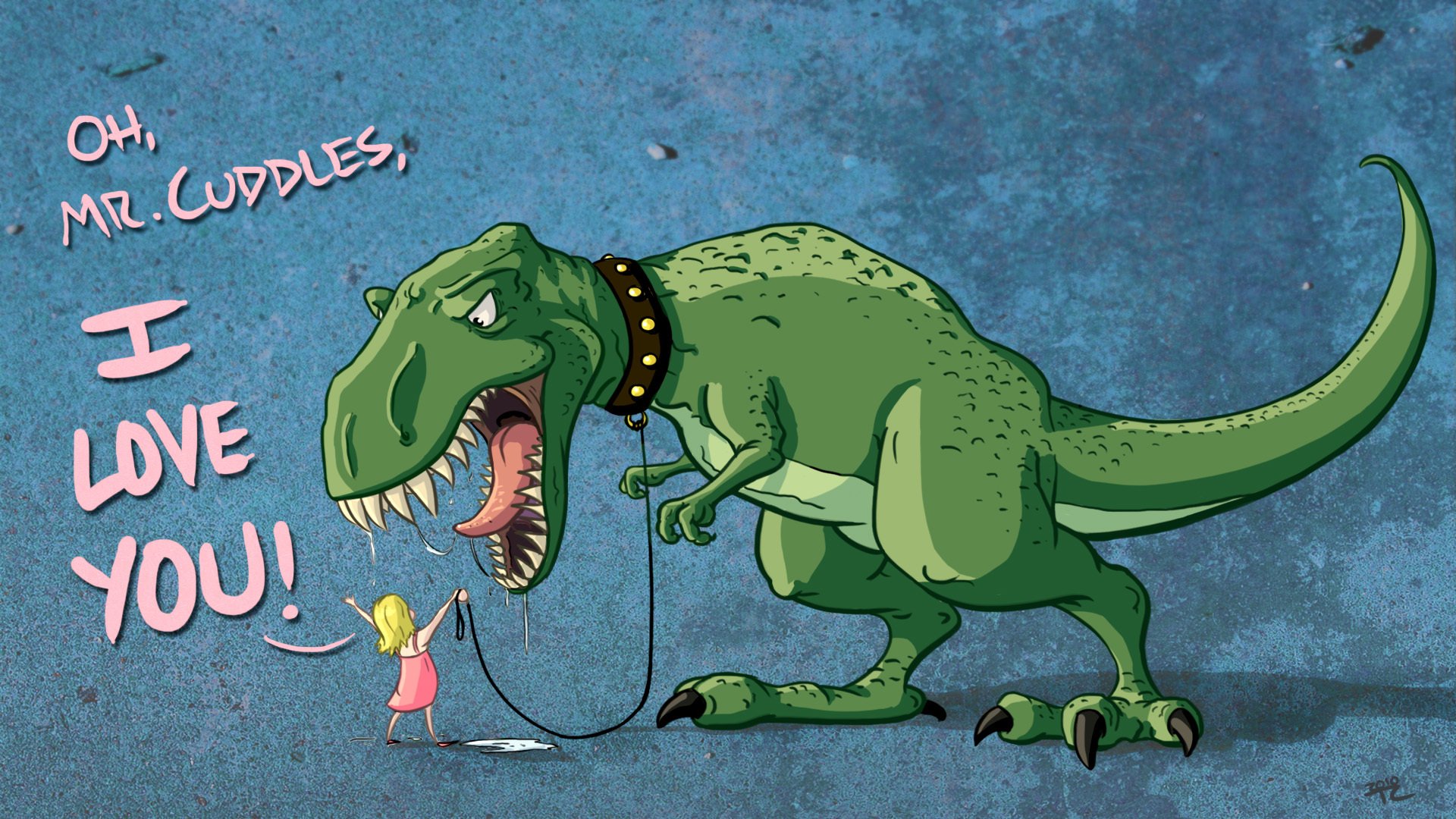 Девочка и динозавр