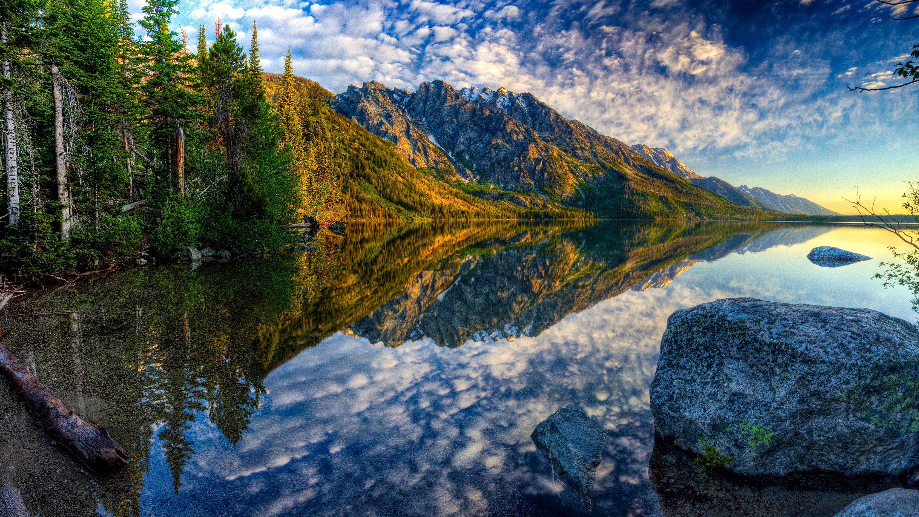Горное озеро 8k Ultra HD