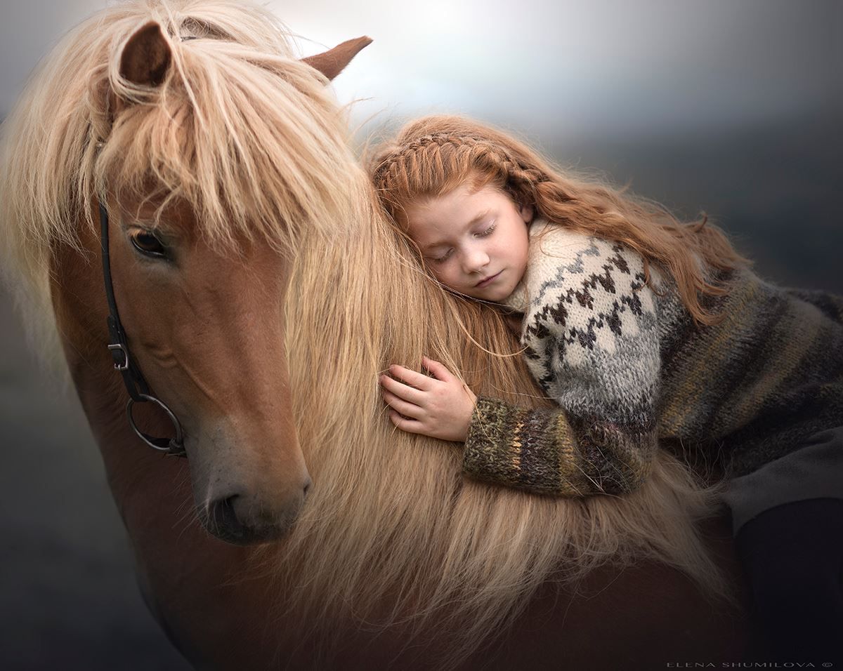 Фотосессия с лошадьми дети