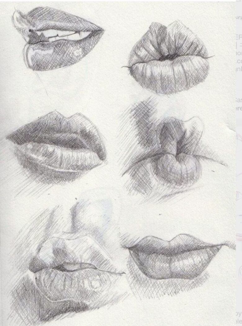Зарисовки губ
