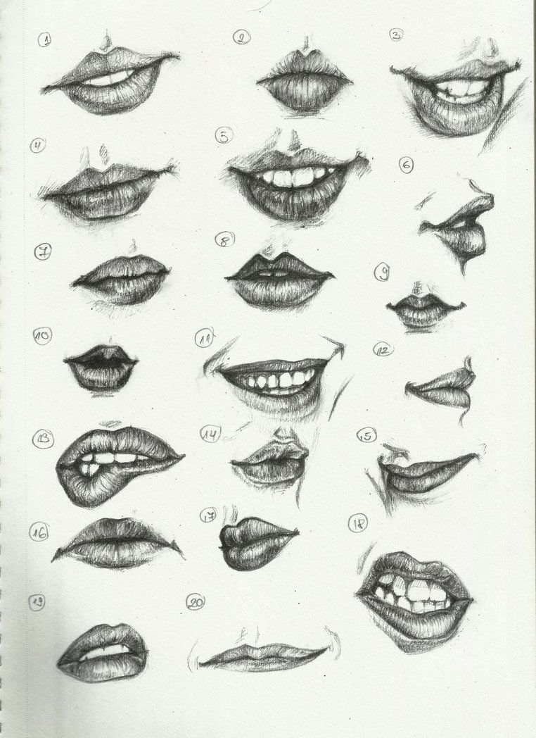Рисовка губ