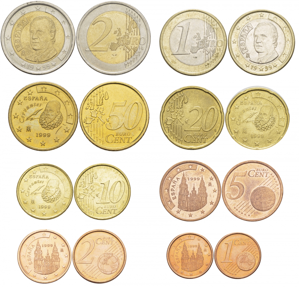 20 Евроценты монеты Португ