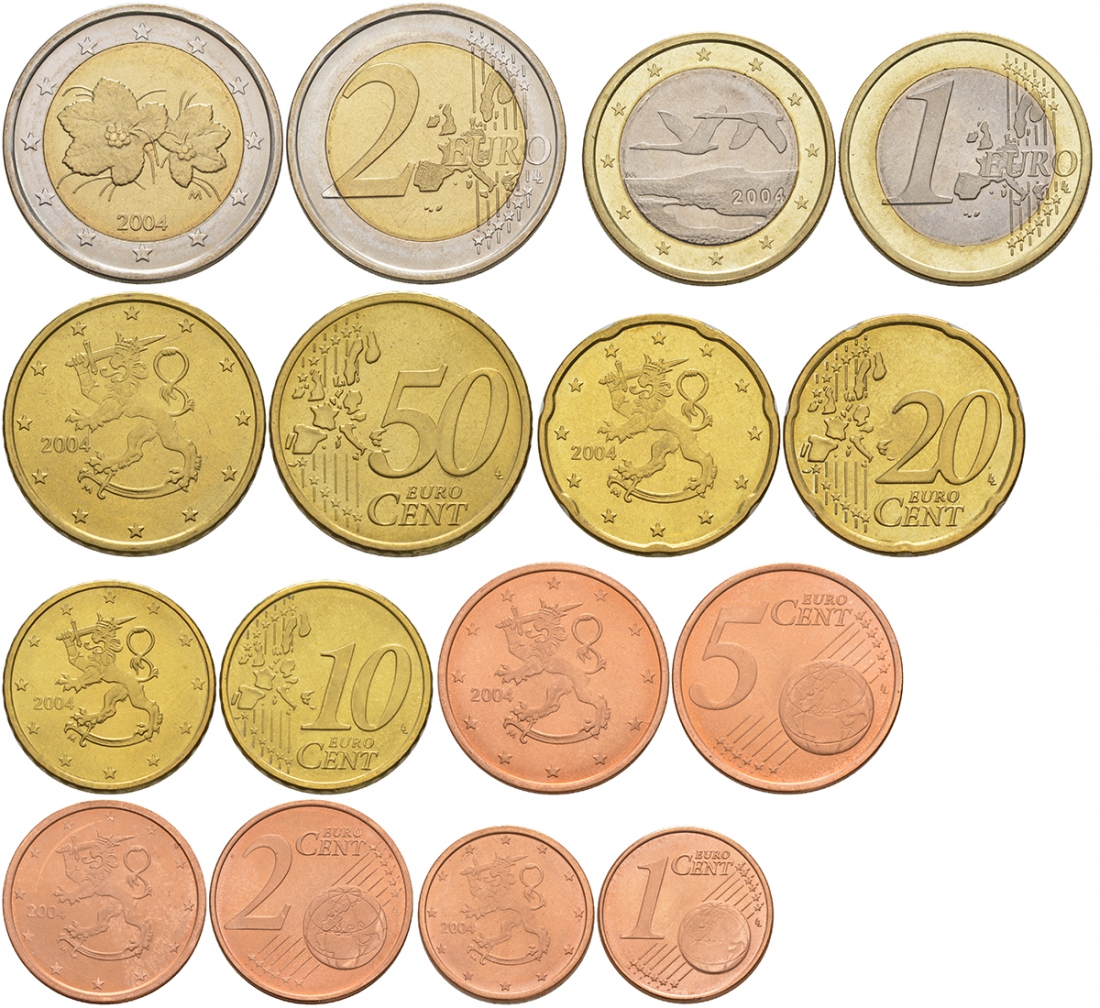 Монеты евро 20gent