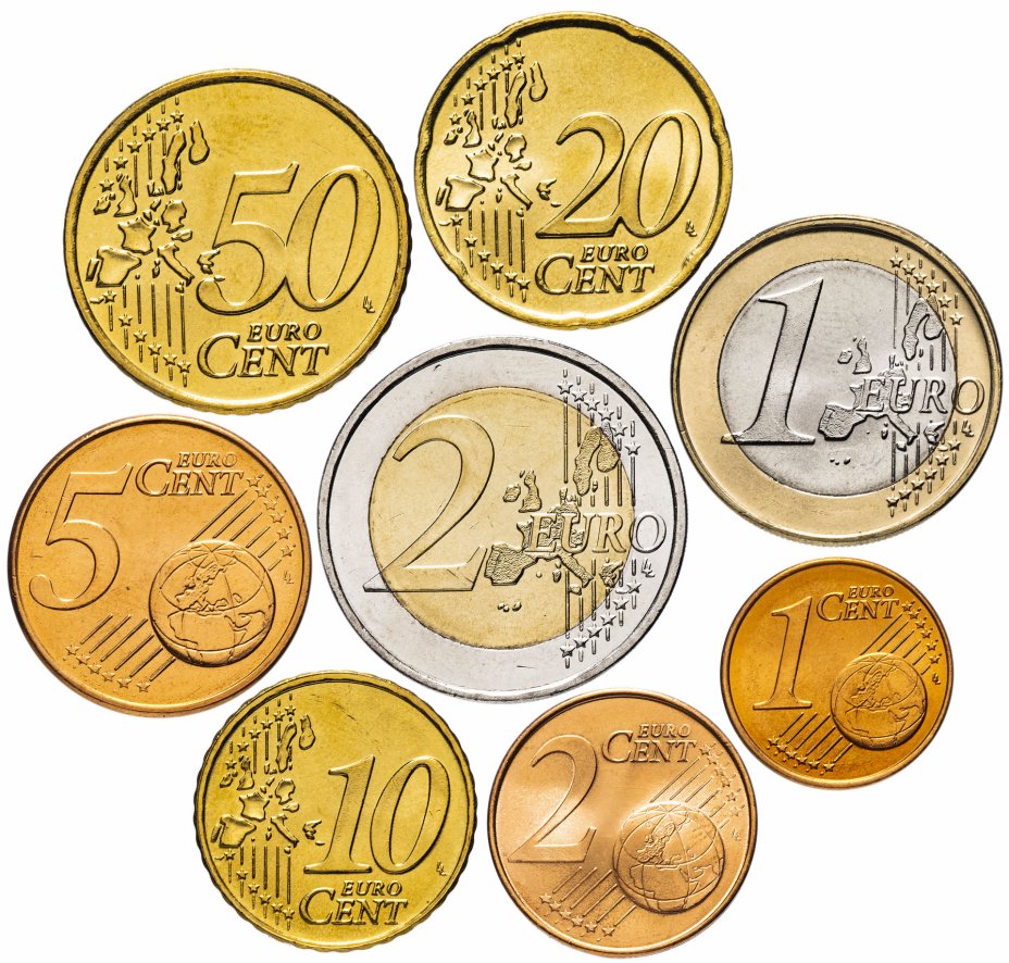 Монетка евро