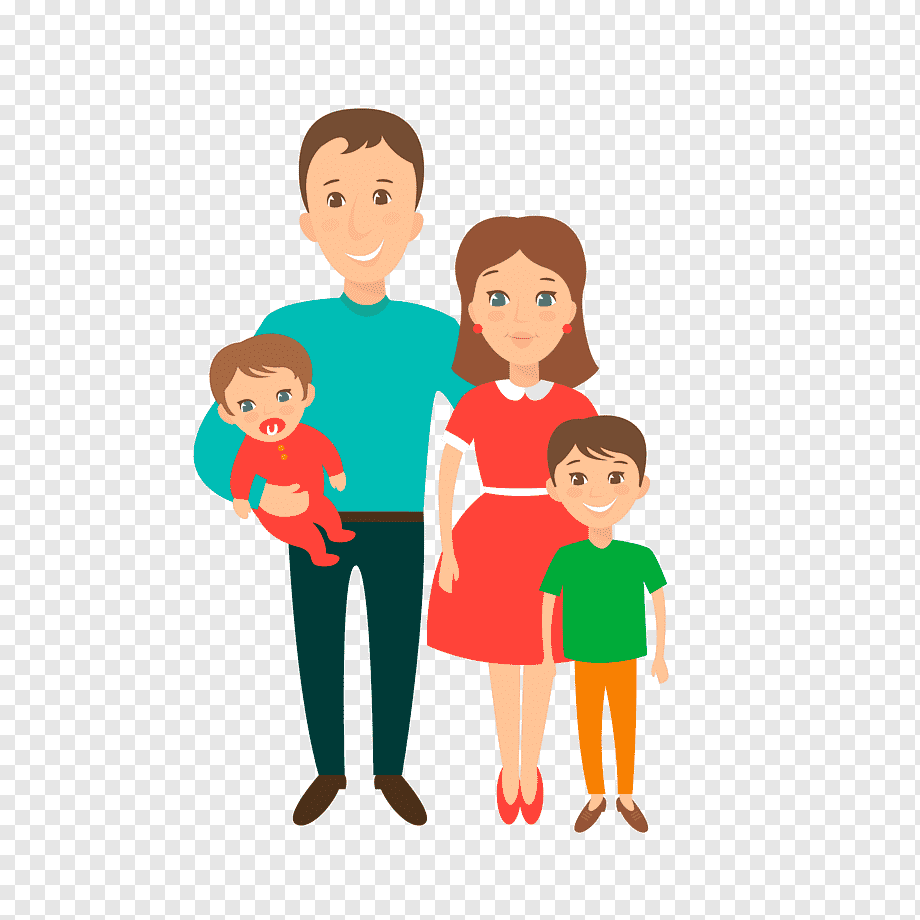 Семья векторный рисунок