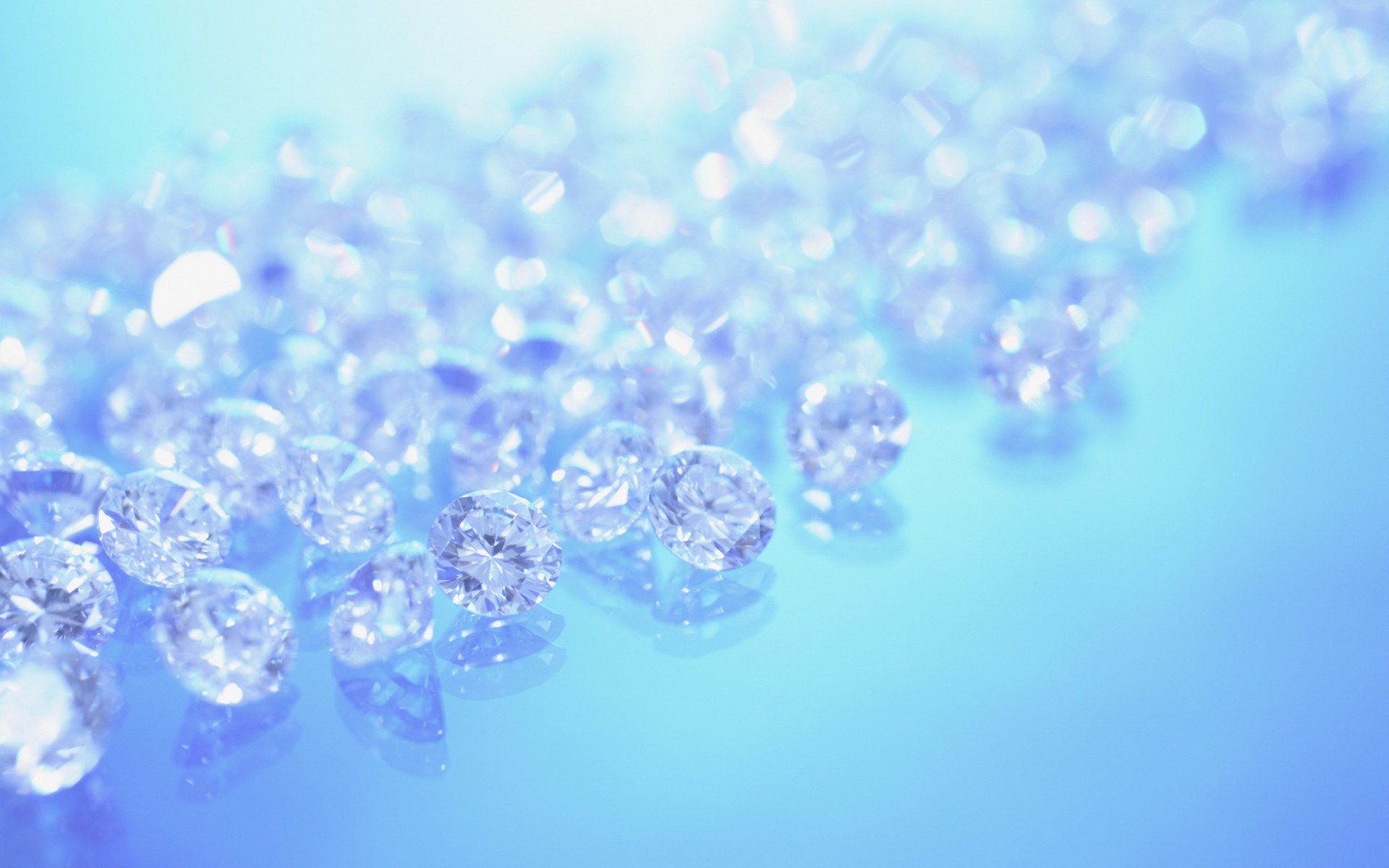 Голубые бриллианты россыпь