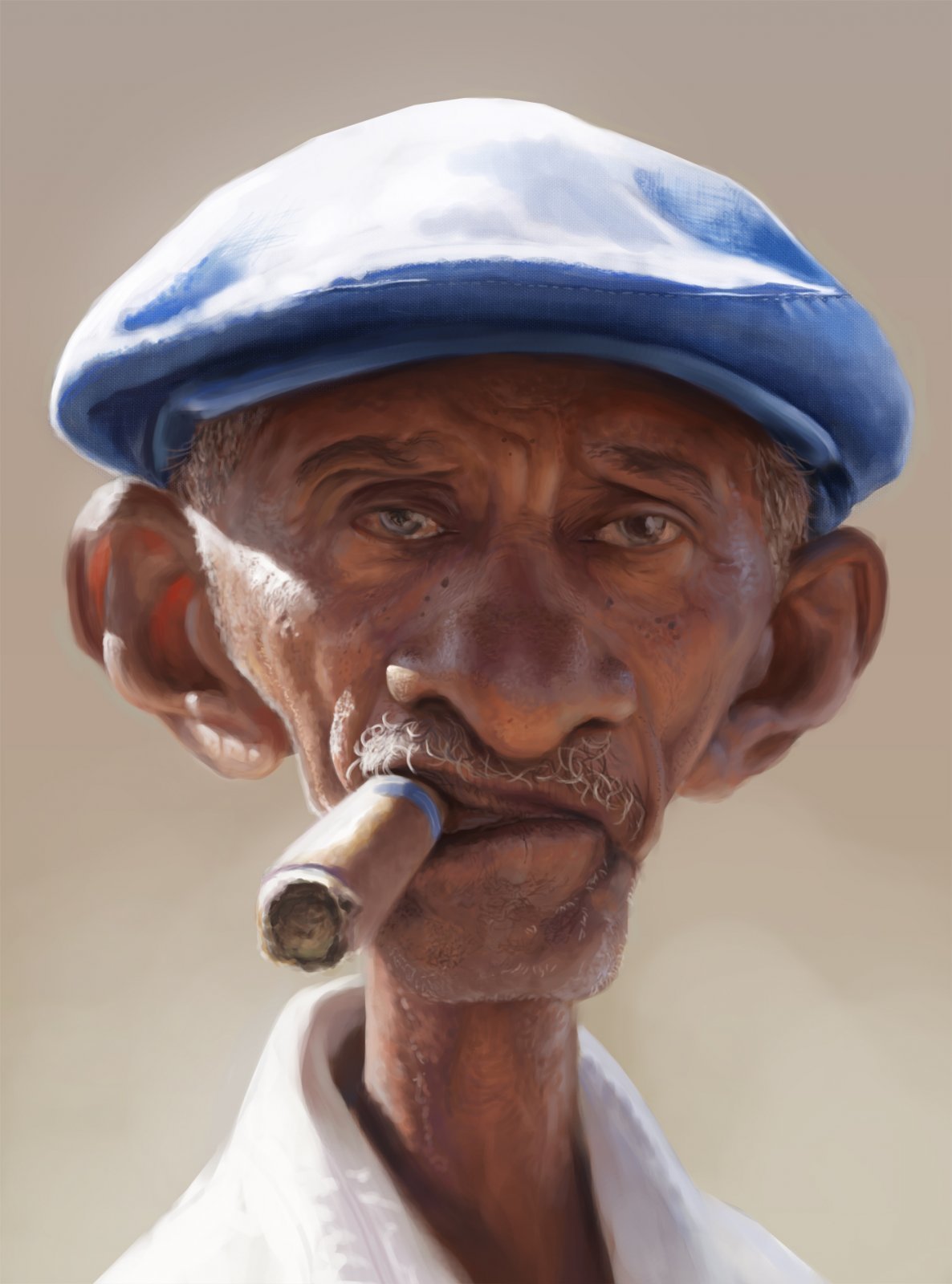Прикольная картинка мужик с сигаретой