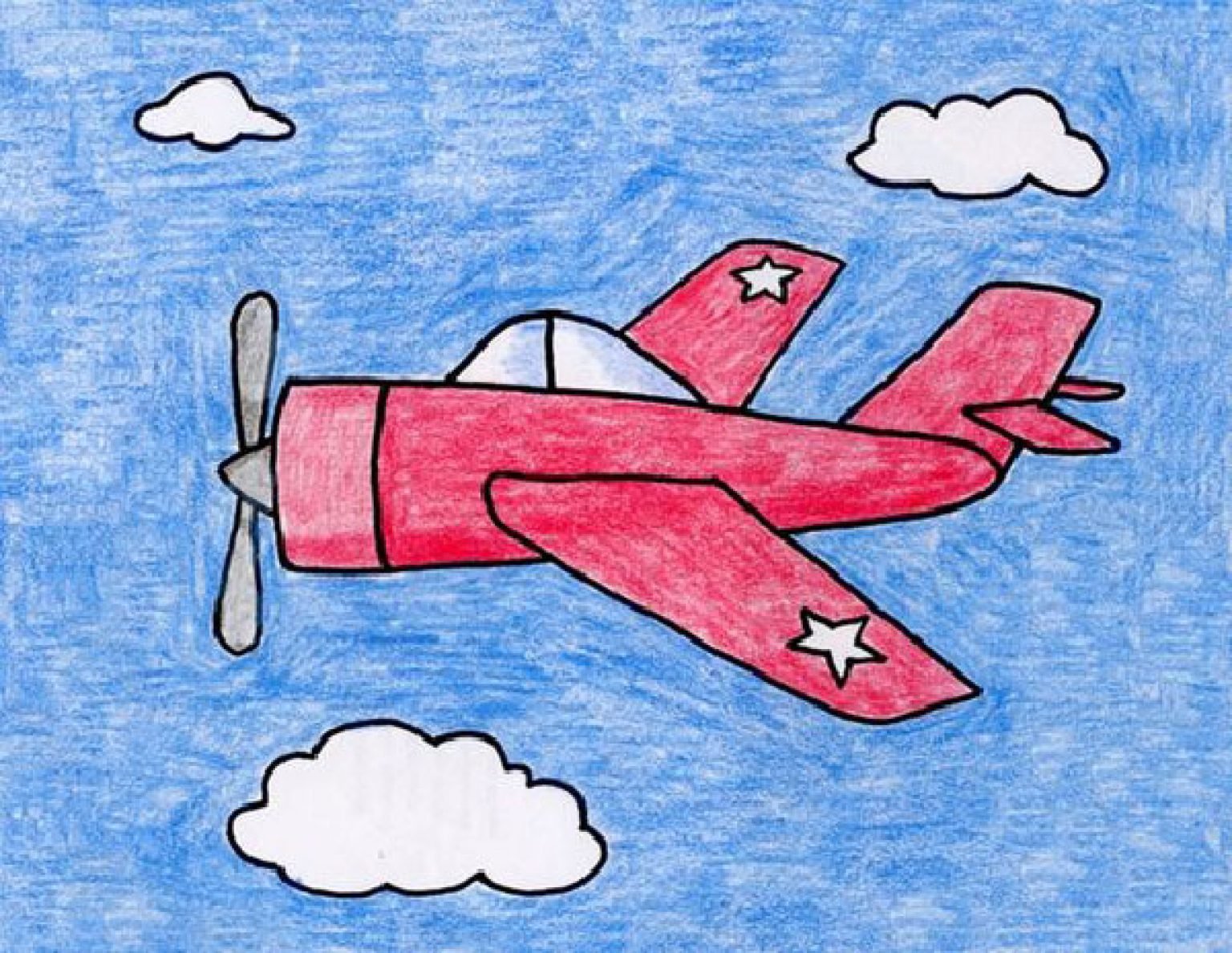 Детские рисунки самолетов
