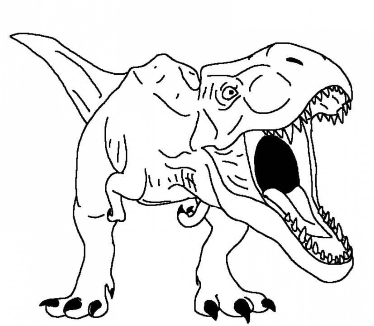 Тираннозавр рекс раскраска