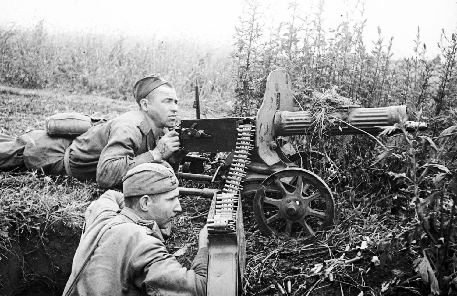 Пулеметчики Максим второй мировой войны 1941