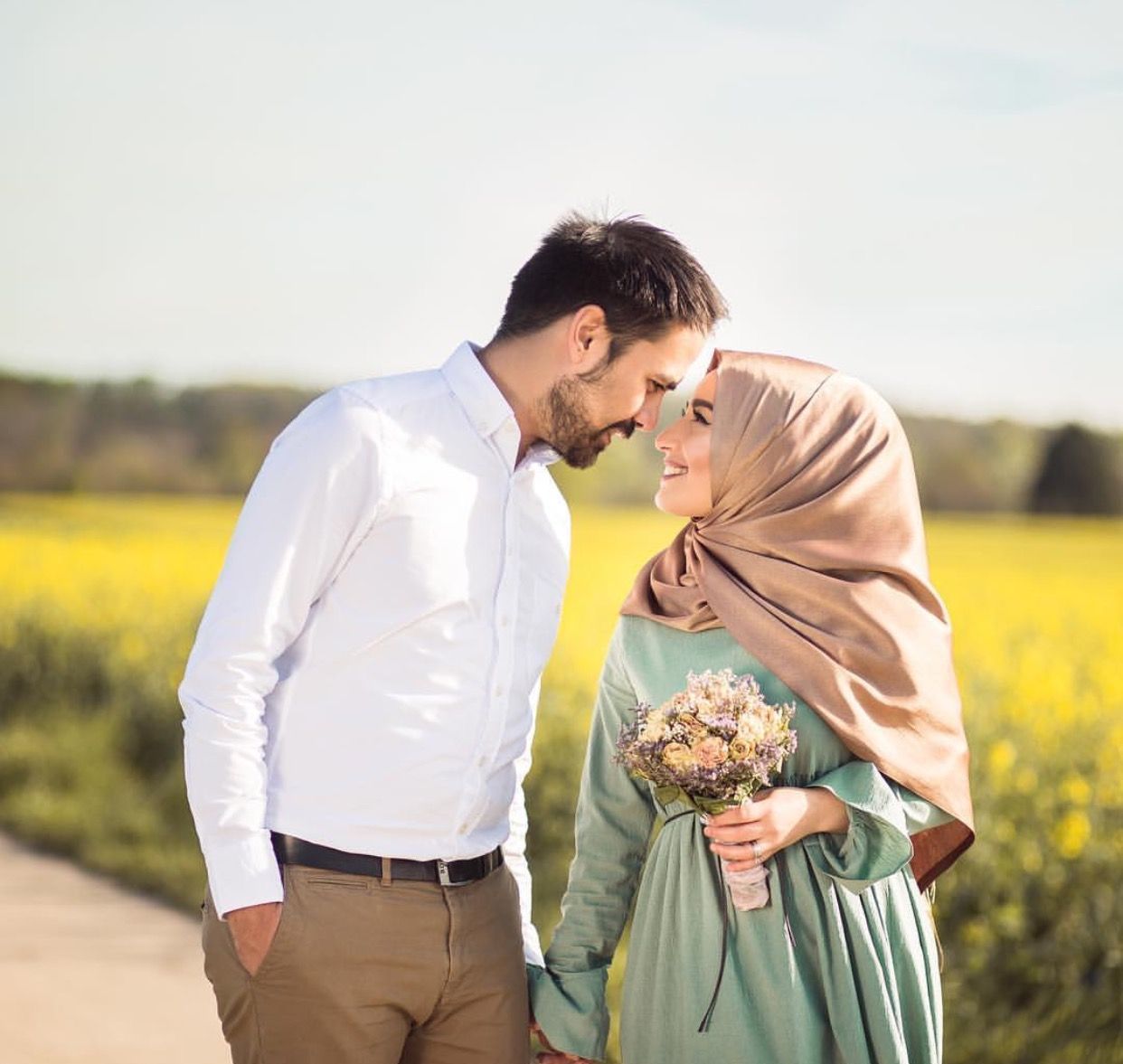 Мусульманка с мужем