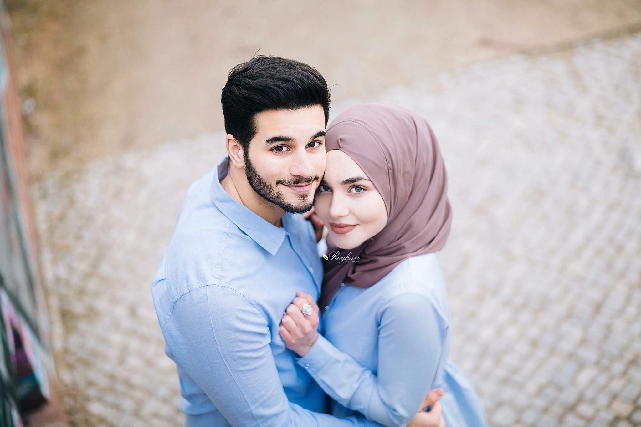 Мусульманская пара влюбленных