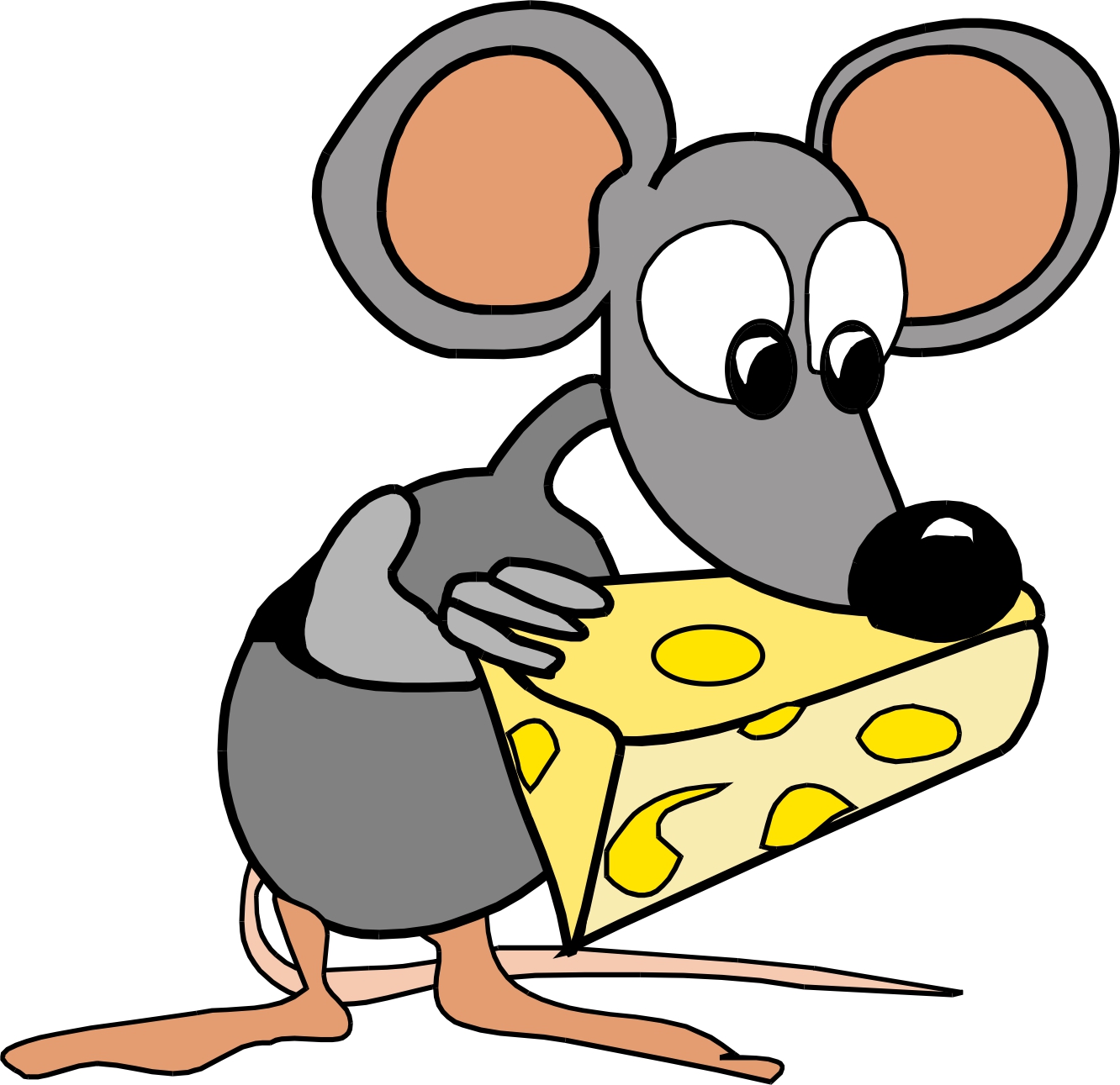 Мышка и сыр рисунок