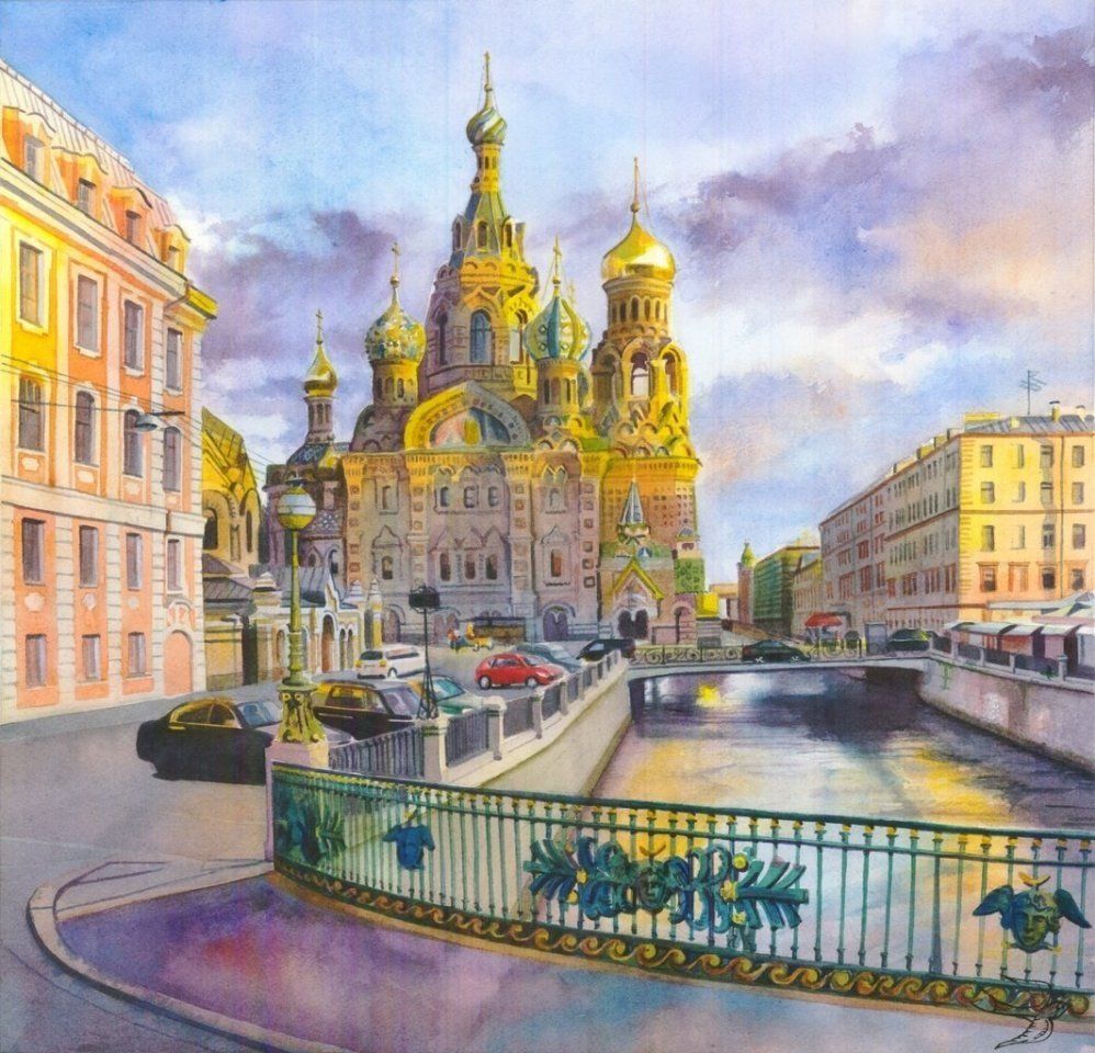 Картины храма Спаса на крови в Петербурге
