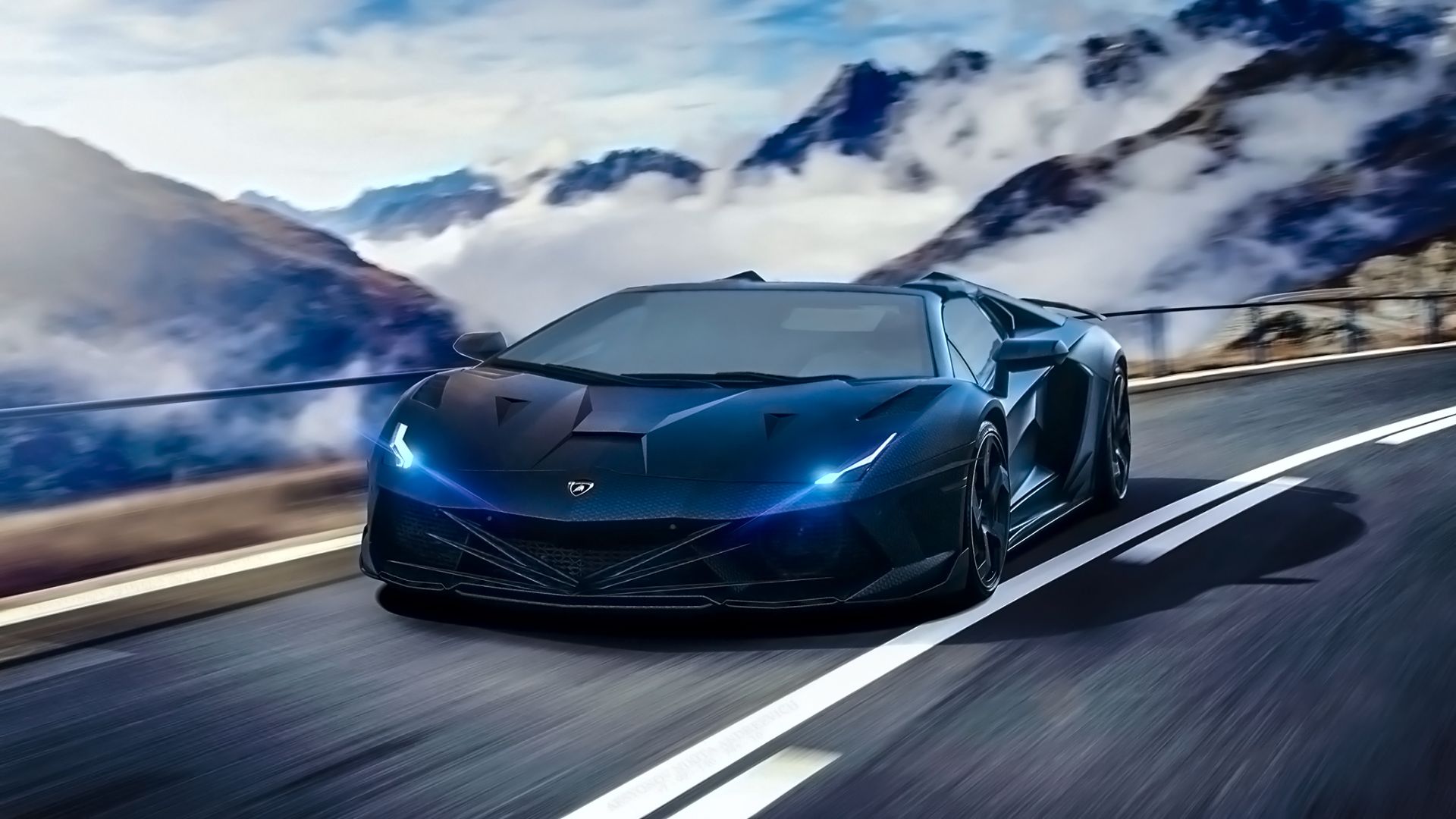 Фотообои Lamborghini и Bugatti