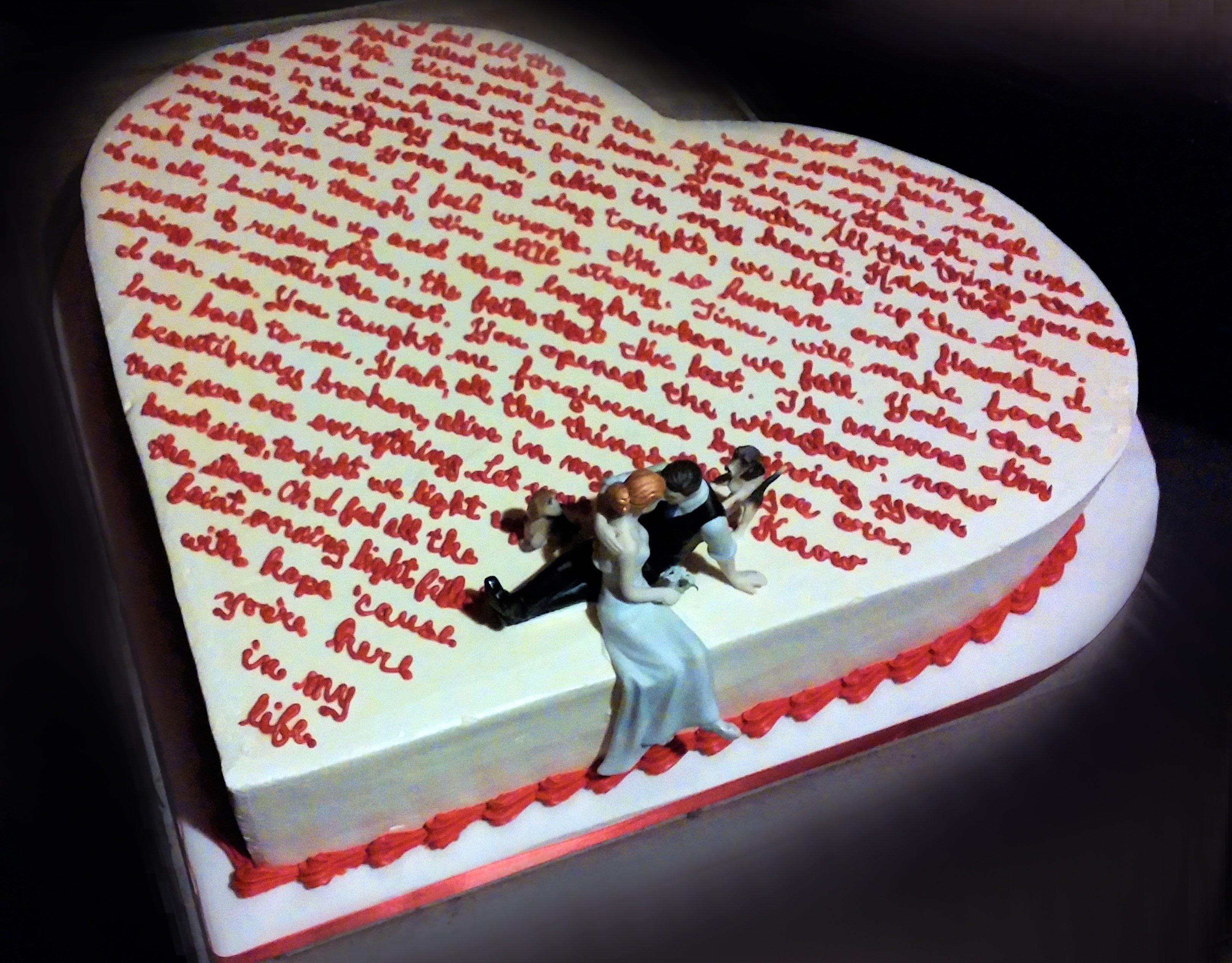 Надпись на торт для любимого