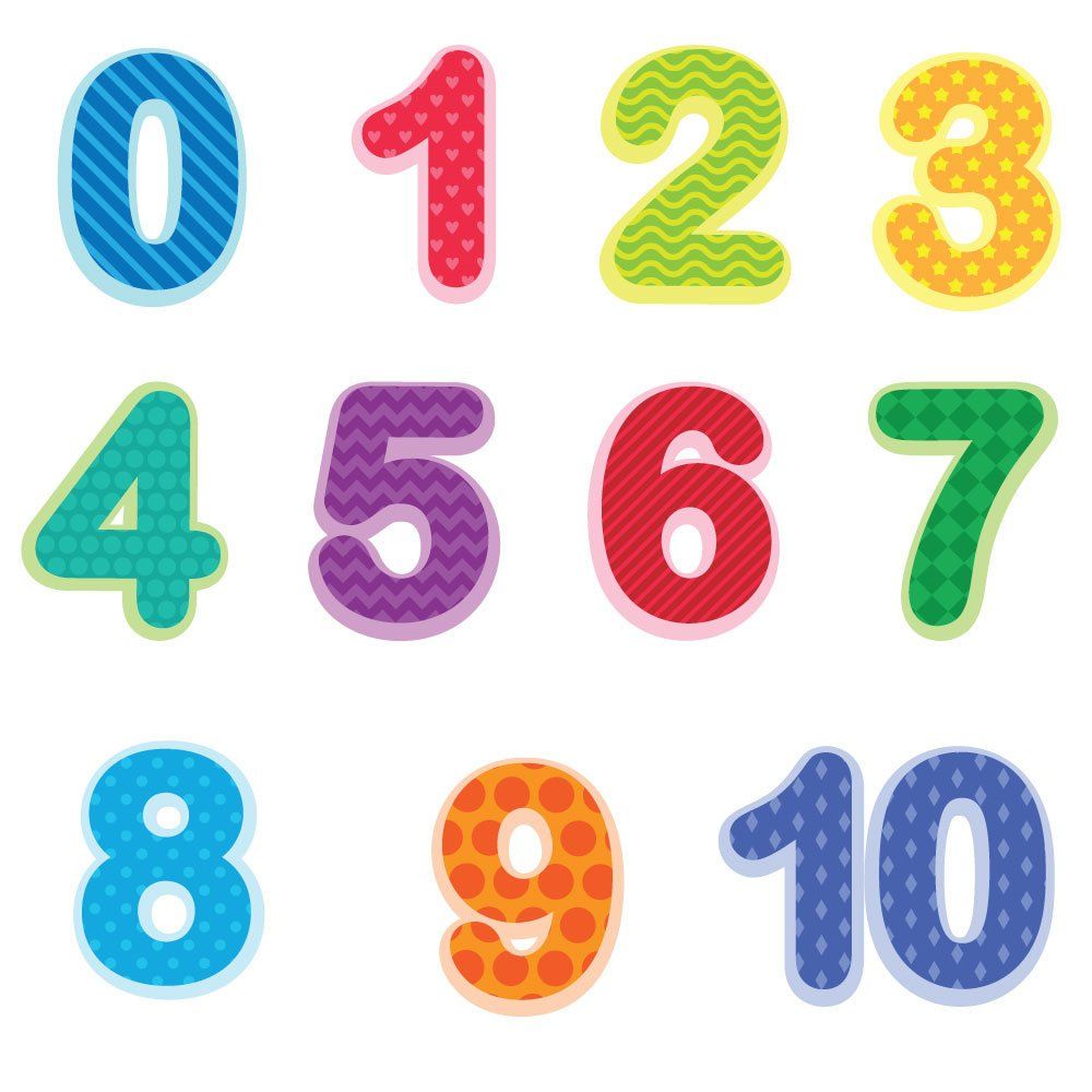 Красочные цифры для детей