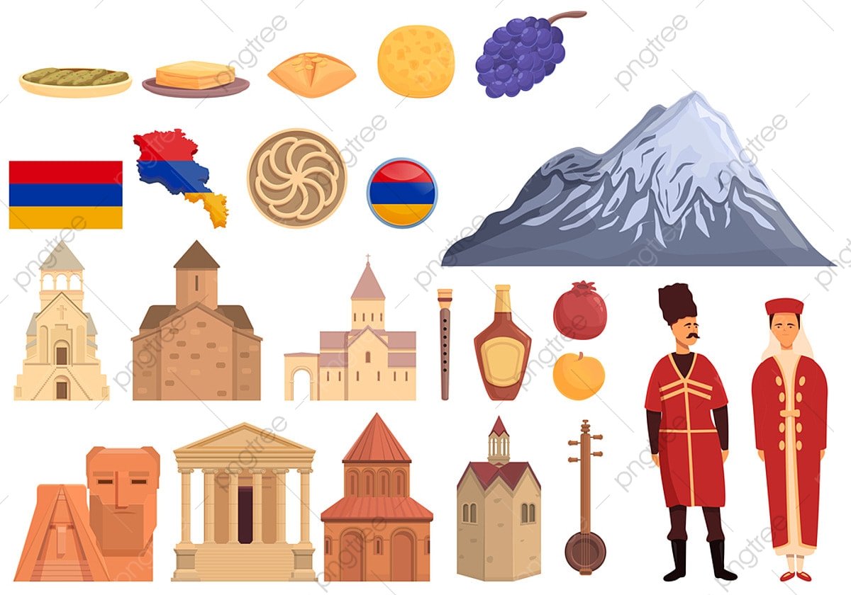 Нарисовать значок Армении
