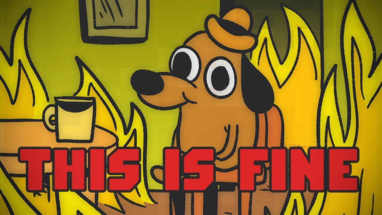 Собака в горящем доме