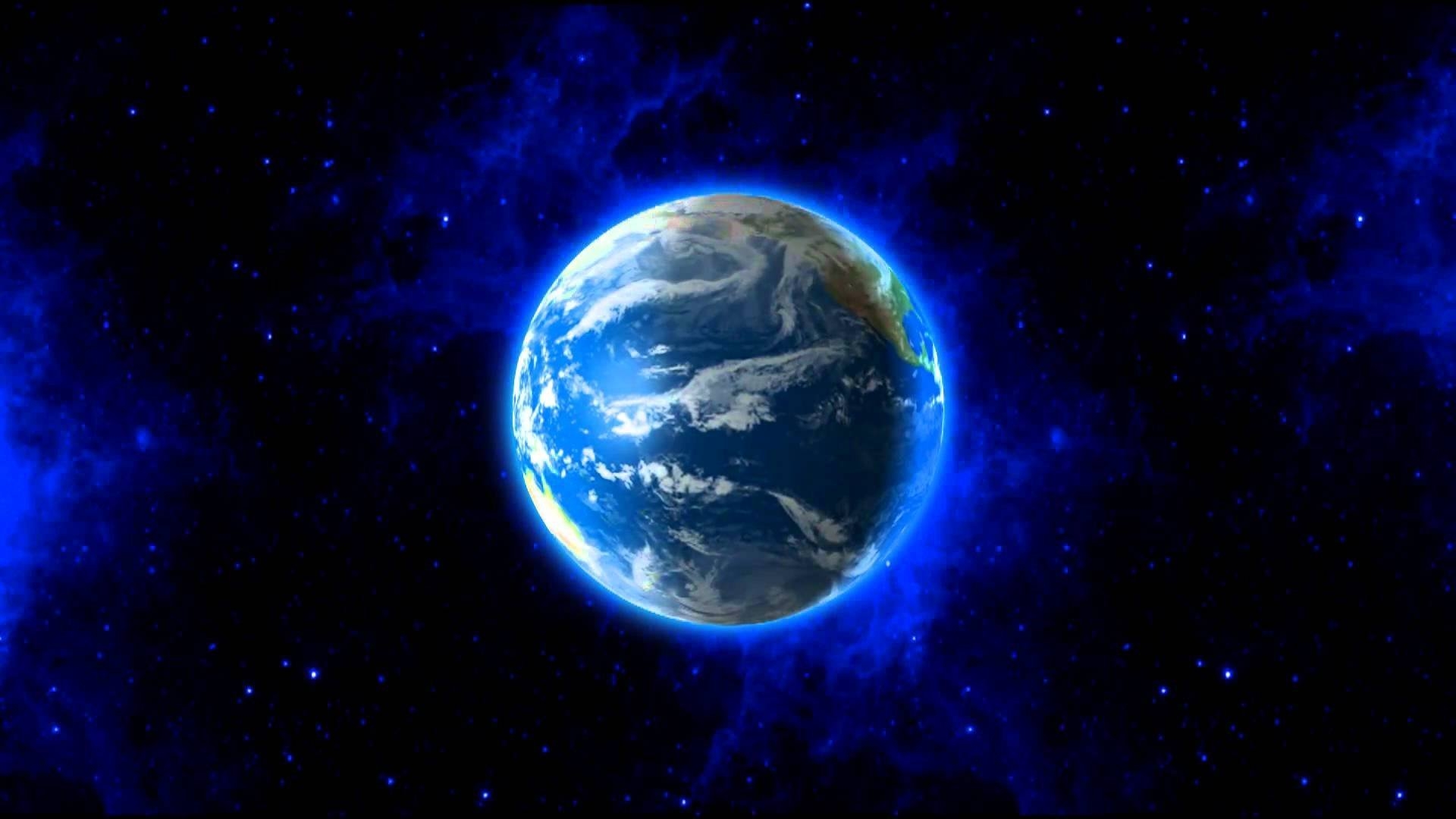 Голубая земля из космоса