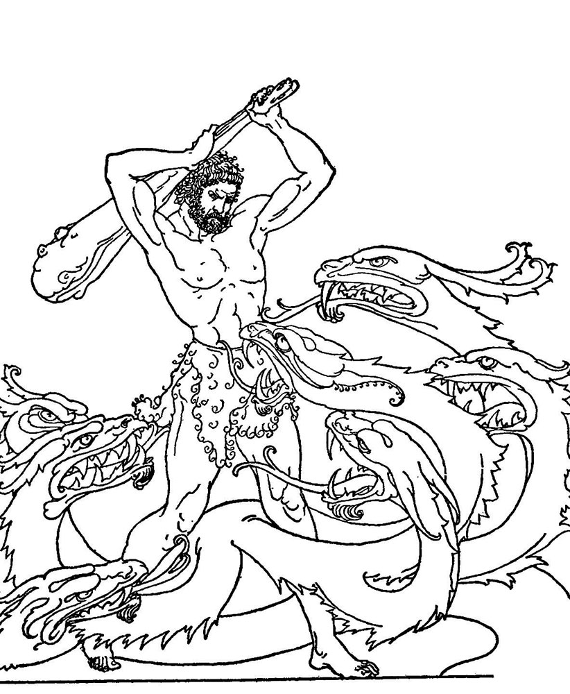 Мифы древней Греции Геракл Лернейская гидра