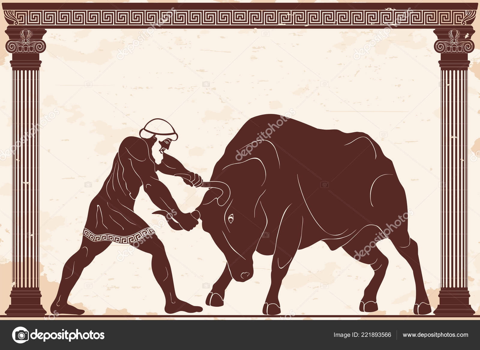 Критский бык древняя Греция