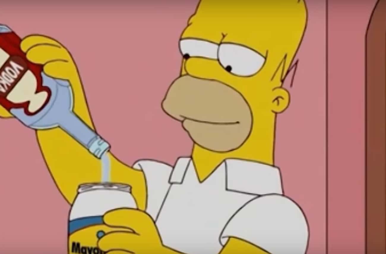 Гомер с банкой пива