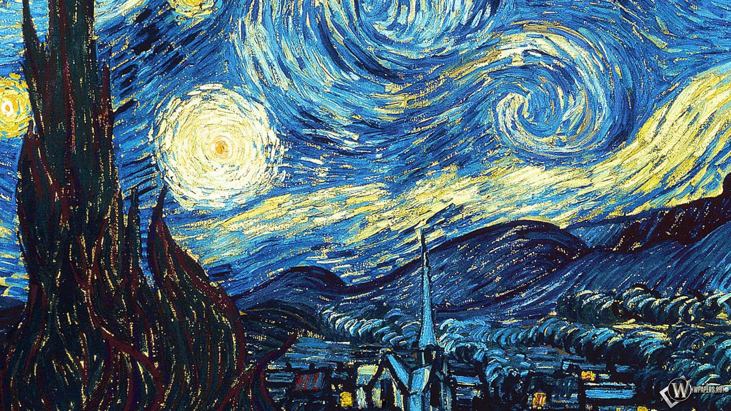 Лунная ночь Ван Гог