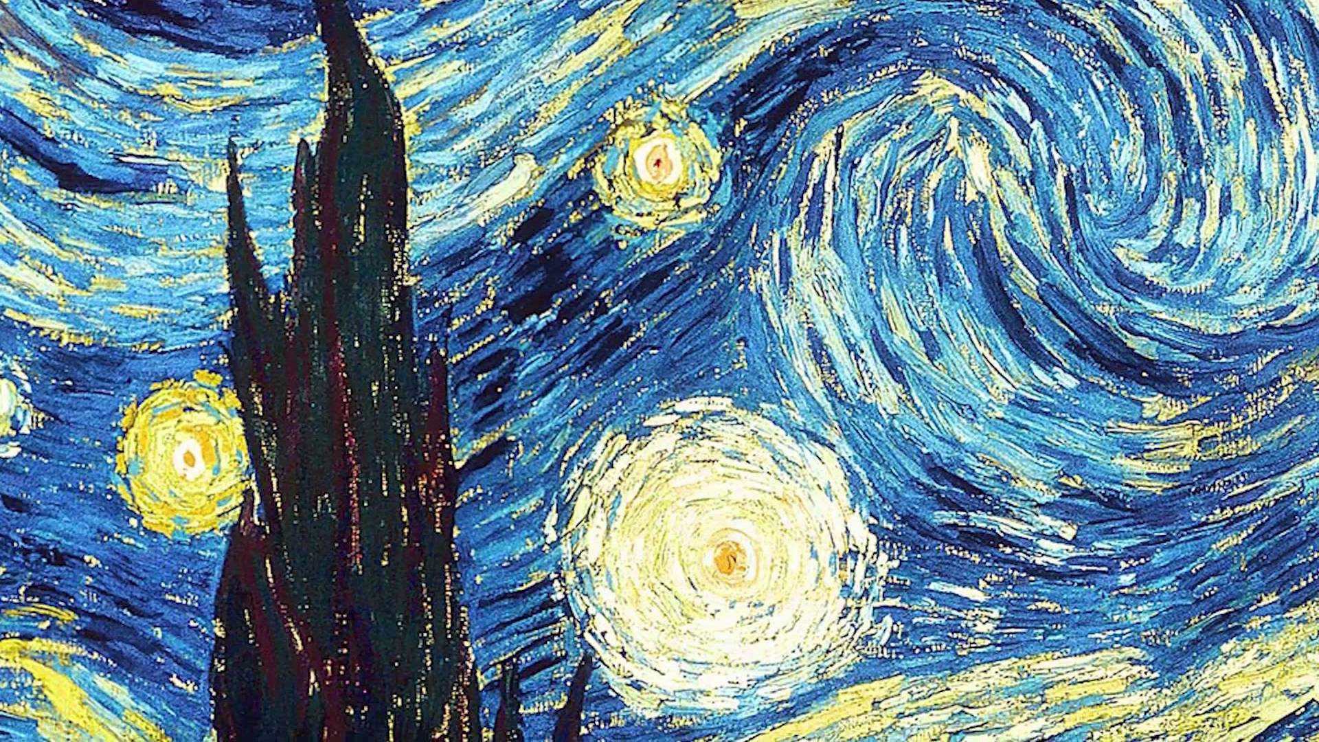 Картина Винсента Ван Гога Звездная ночь